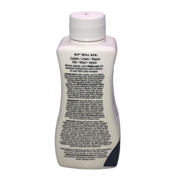 New Sealed Rit All Purpose Liquid Dye Navy Blue 8.0 Fl Oz 236mL - Picture 5 of 5